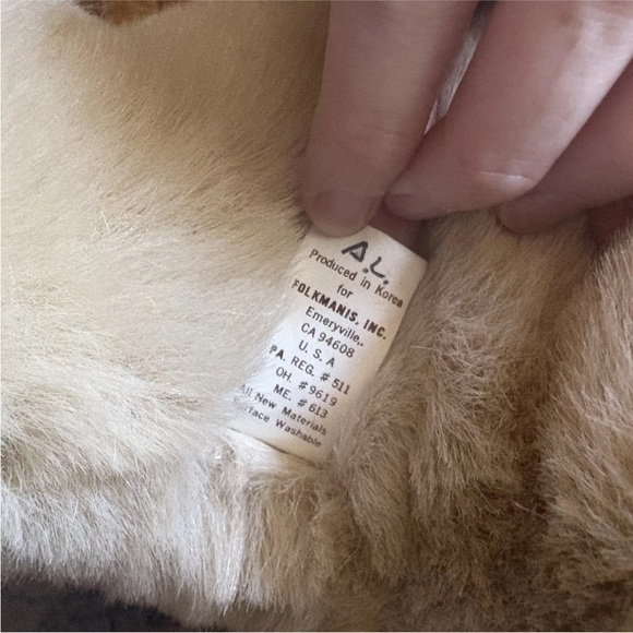 Folkmanis 25” Blonde Brown Bear Hand Puppet - Picture 6 of 7